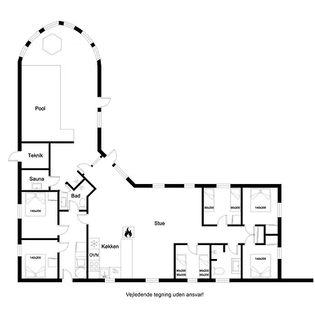 Lovely Pool House On A Lovely Secluded Plot By Sondervig - 1017