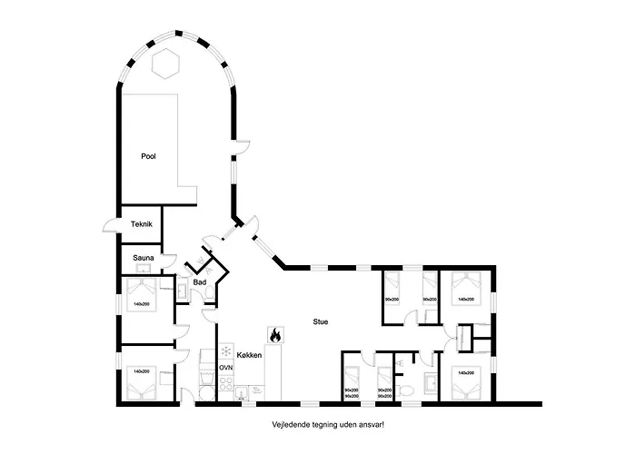 Lovely Pool House On A Lovely Secluded Plot By Sondervig - 1017