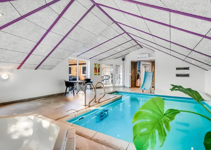 Lovely Pool House On A Lovely Secluded Plot By Sondervig - 1017 Holiday home *